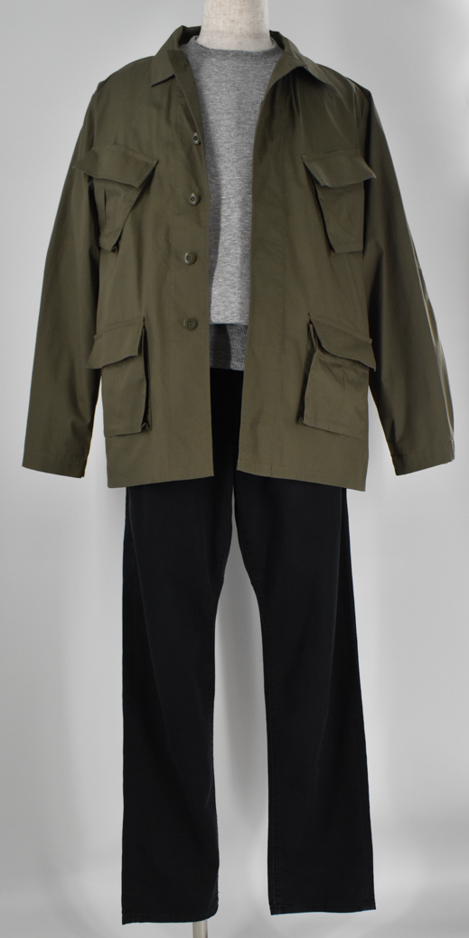 トレンドに左右されない定番ミリタリースタイル。